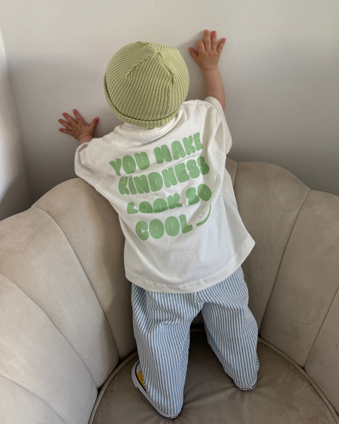 grüner Look
