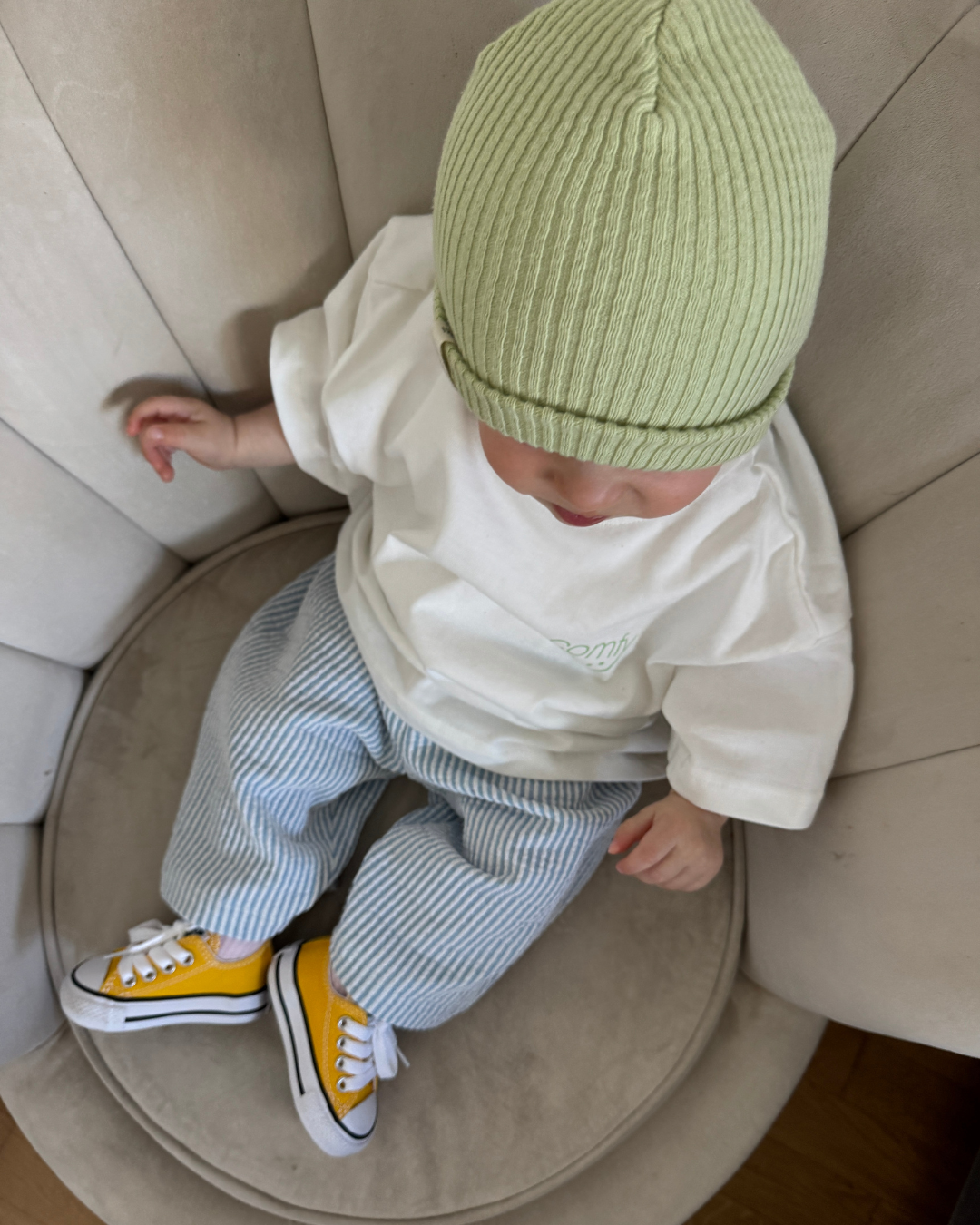 grüner Look