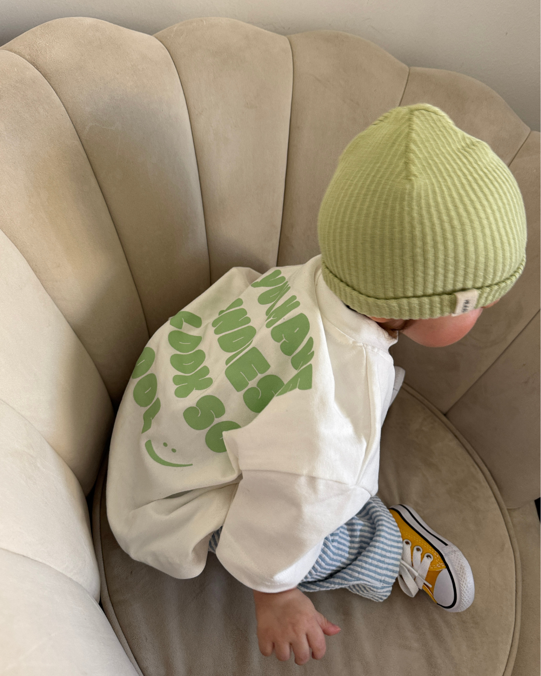 grüner Look